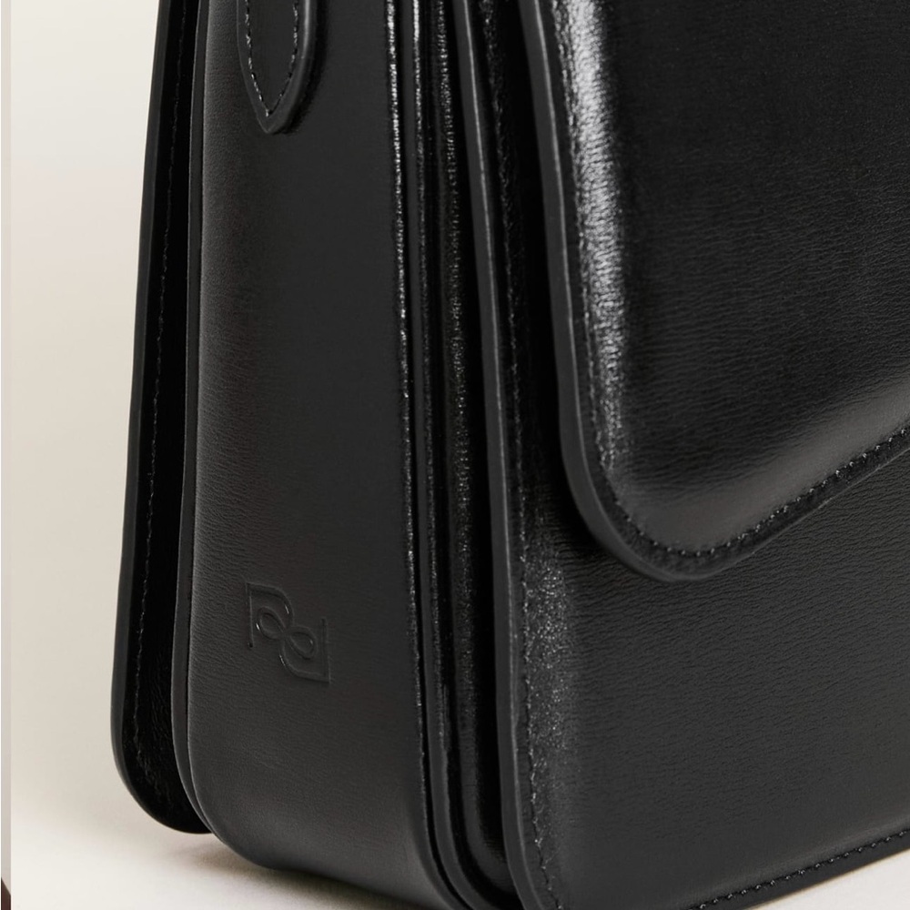 Reformation Monica Crossbody Leather Bag in Black NWOT - Picture 4 of 14